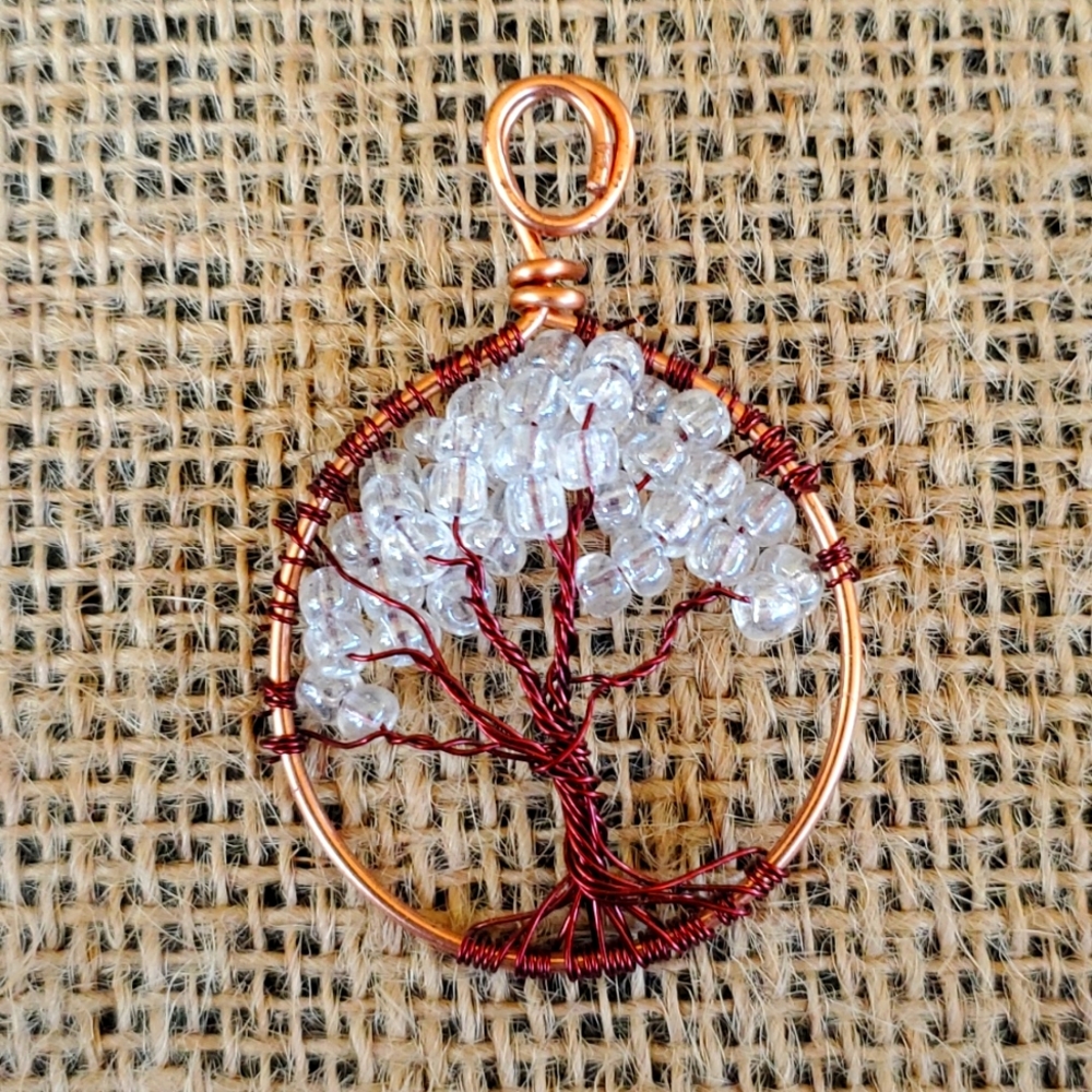 Handmade tree of life pendant